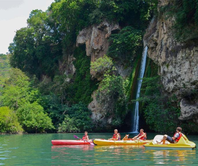Camping Cascade Aveyron Saint-Rome-de-Tarn Exterior foto